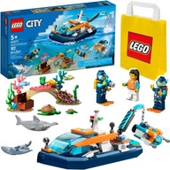 LEGO City 60377 Čln Potápačský žeriav Loď + ponorka LEGO City 60377 Čln Potápačský žeriav Loď + ponorka