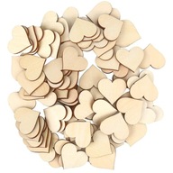 Scafy Hearts Drevené srdcia 100 kusov pre deCoupage 5x5 cm preglejky Scafy Hearts Drevené srdcia 100 kusov pre deCoupage 5x5 cm preglejky