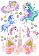 Tortová oblátka UNICORN, cukrová potlač Tortová oblátka UNICORN, cukrová potlač