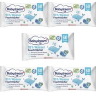 Babydream vlhčené obrúsky 99% wasser 60 ks. Babydream vlhčené obrúsky 99% wasser 60 ks.