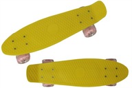 Flashboard skateboard s LED kolieskami 72mm ABEC-7 150kg + puzdro, svetlo, ložiská