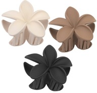 SPONKA NA ČIAPKU DO VLASOV veľký kvet 8 cm HAWAJSKÁ 3 kusy SET SPONKA NA ČIAPKU DO VLASOV veľký kvet 8 cm HAWAJSKÁ 3 kusy SET