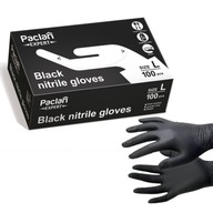 Čierne nitrilové rukavice L 100 ks PACLAN EXPERT