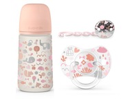 SUAVINEX SET BOTTLE SX PRO 270 ML klip na cumlík SUAVINEX SET BOTTLE SX PRO 270 ML klip na cumlík