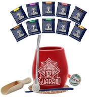 Yerba Mate Guarani Set 10x50g Bombilla Tekvica Yerba Mate Guarani Set 10x50g Bombilla Tekvica