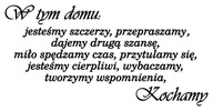 Nálepky na stenu do predsiene 100 v tomto dome Nálepky na stenu do predsiene 100 v tomto dome
