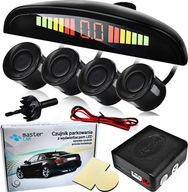 4 LED LCD PARKOVACIE SENZORY PREDNÉ ZADNÉ ČIERNA 4 LED LCD PARKOVACIE SENZORY PREDNÉ ZADNÉ ČIERNA