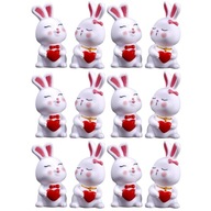 Dekor stolných hračiek Lucky Bunny Soška 12 ks Dekor stolných hračiek Lucky Bunny Soška 12 ks