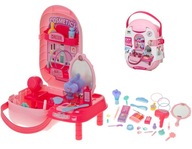 Kozmetický set s príslušenstvom v kufríku na toaletný stolík Kozmetický set s príslušenstvom v kufríku na toaletný stolík