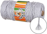 Lowiczanka String Lightly Grey Twisted 3 mm 100 m Lowiczanka String Lightly Grey Twisted 3 mm 100 m