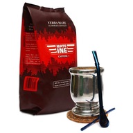 Yerba Mate Mateine ​​sada 500g Matero Bombilla 0,5