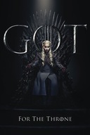Plagát Game of Thrones Daenerys For The Throne 61x91,5