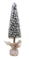 Kmeň umelý vianočný stromček v jutovom vrecku, výška 64