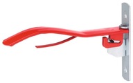 Červený vešiak na sedlo, 38 cm