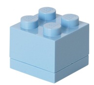 LEGO Kontajner 4 MINI BOX SVETLOMODRÝ