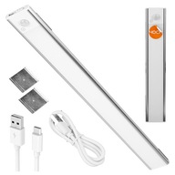 LED pásik pod skrinku do kuchynskej lampy pre šatníkový pohybový senzor magnet 40 cm LED pásik pod skrinku do kuchynskej lampy pre šatníkový pohybový senzor magnet 40 cm