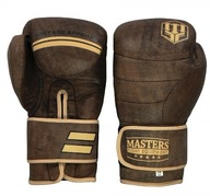 MASTERS KOŽENÉ BOXERSKÉ RUKAVICE RBT-VINTAGE 12OZ