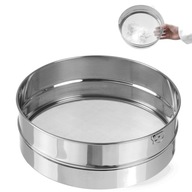 Husté cukrárske sito na preosievanie práškového cukru. 247 mm oceľ - Hend Husté cukrárske sito na preosievanie práškového cukru. 247 mm oceľ - Hend