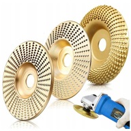 REZBÁRSKY DISK HOBLOVACÍ KOTOUČ RAŠPLE BRÚSNY KOTOUČ x3 100mm SADA