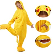 PIKACHU OUTFIT KOSTÝM KIGURUMI JEDNORÁZOVÉ PYŽAMÁ PRE DETI 128/134 PIKACHU OUTFIT KOSTÝM KIGURUMI JEDNORÁZOVÉ PYŽAMÁ PRE DETI 128/134