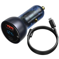 Baseus QC PPS Dual USB-C nabíjačka 65W 5A SCP LCD Baseus QC PPS Dual USB-C nabíjačka 65W 5A SCP LCD