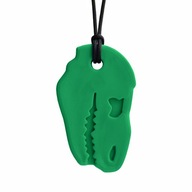 Terapeutický prívesok na hryzadlá DINO-BITE tmavozelený XXT Terapeutický prívesok na hryzadlá DINO-BITE tmavozelený XXT