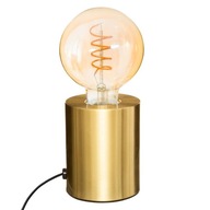 DEKORATÍVNA MINIMALISTICKÁ ZLATÁ KOVOVÁ okrúhla STOLNÁ LAMPA DEKORATÍVNA MINIMALISTICKÁ ZLATÁ KOVOVÁ okrúhla STOLNÁ LAMPA