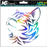 Samolepka na auto CAT MAŤATÁ KITTEN HOLOGRAM Samolepka na auto CAT MAŤATÁ KITTEN HOLOGRAM