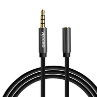 PREdlžovací kábel mini jack 3,5 mm VEGGIEG AUX 4-PIN STEREO+MIKROFÓN 2m PREdlžovací kábel mini jack 3,5 mm VEGGIEG AUX 4-PIN STEREO+MIKROFÓN 2m