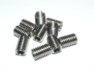 Objímky na opravu závitov M8/M6, redukcia L=20mm, nerez Objímky na opravu závitov M8/M6, redukcia L=20mm, nerez