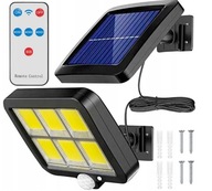 SOLÁRNE Lamp 120 LED súmrak pohybový senzor pre fasády domov Lampe Pilot