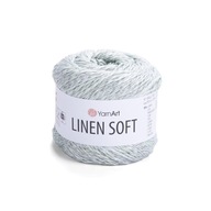 YarnArt Linen Mäkká priadza / 100 g / ľan viskóza bavlna / 7312 / mäta YarnArt Linen Mäkká priadza / 100 g / ľan viskóza bavlna / 7312 / mäta