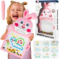 OBROVSKÁ MAGNETICKÁ MOZAICKÁ DOSKA MONTESSORI MAGPAD ŠABLONY PUZZZ OBROVSKÁ MAGNETICKÁ MOZAICKÁ DOSKA MONTESSORI MAGPAD ŠABLONY PUZZZ