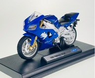 NOVÝ MOTOCYKEL WELLY 1999 YAMAHA YZF-R1 1:18 NOVÝ MOTOCYKEL WELLY 1999 YAMAHA YZF-R1 1:18