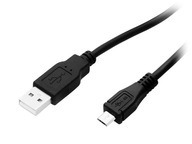 USB konektor - micro micro USB kábel čierny 10m (1537) USB konektor - micro micro USB kábel čierny 10m (1537)