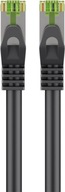 GHMT certifikovaný CAT 8.1 patch kábel, S/FTP (PiMF), čierny, 1 m, 61093 GHMT certifikovaný CAT 8.1 patch kábel, S/FTP (PiMF), čierny, 1 m, 61093