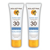 2X ZMATŇUJÚCI OCHRANNÝ KRÉM NA TVÁR SPF30 KOLASTYNA SUPERMAT 50ML LIGHT 2X ZMATŇUJÚCI OCHRANNÝ KRÉM NA TVÁR SPF30 KOLASTYNA SUPERMAT 50ML LIGHT