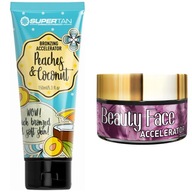 SuperTan Peaches kokosový krém + Beauty F Jar SuperTan Peaches kokosový krém + Beauty F Jar