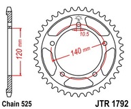 JT JTR1792.43 ZADNÉ OZUBENÉ KOLO JT JTR1792.43 ZADNÉ OZUBENÉ KOLO