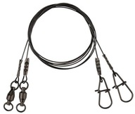 Savage Gear Black7 Trace leader 25kg/50cm (2ks) Savage Gear Black7 Trace leader 25kg/50cm (2ks)