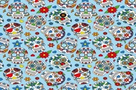 Detská látka SINGLE JERSEY ŁOWIC SKULLS3 0,5 Detská látka SINGLE JERSEY ŁOWIC SKULLS3 0,5