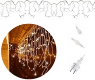 Veniecový záves cencúľ 500 LED TEPLÝ BIELY BLESK Veniecový záves cencúľ 500 LED TEPLÝ BIELY BLESK
