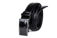Pánsky automatický kožený opasok na oblek, 3 cm Pánsky automatický kožený opasok na oblek, 3 cm