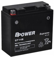 BATÉRIA BPower GT14B GEL YT14B-BS BATÉRIA BPower GT14B GEL YT14B-BS