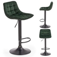 Nastaviteľná barová stolička Loft H95 Fľaša zelená