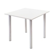 Stôl Lugano 80x80 biely