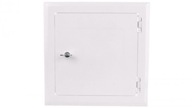 Kovové revízne dvierka 140x140mm biele DMW81 Kovové revízne dvierka 140x140mm biele DMW81