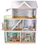 Veľký drevený domček pre bábiky Adam Toys Veľký drevený domček pre bábiky Adam Toys