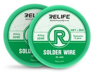 SPÁJKOVAČ CÍN RELIFE SPÁJKOVACÍ DRÔT 0,3 mm RL-440 SPÁJKOVAČ CÍN RELIFE SPÁJKOVACÍ DRÔT 0,3 mm RL-440