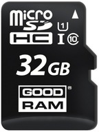 Pamäťová karta microSDHC + 32GB adaptér Goodram